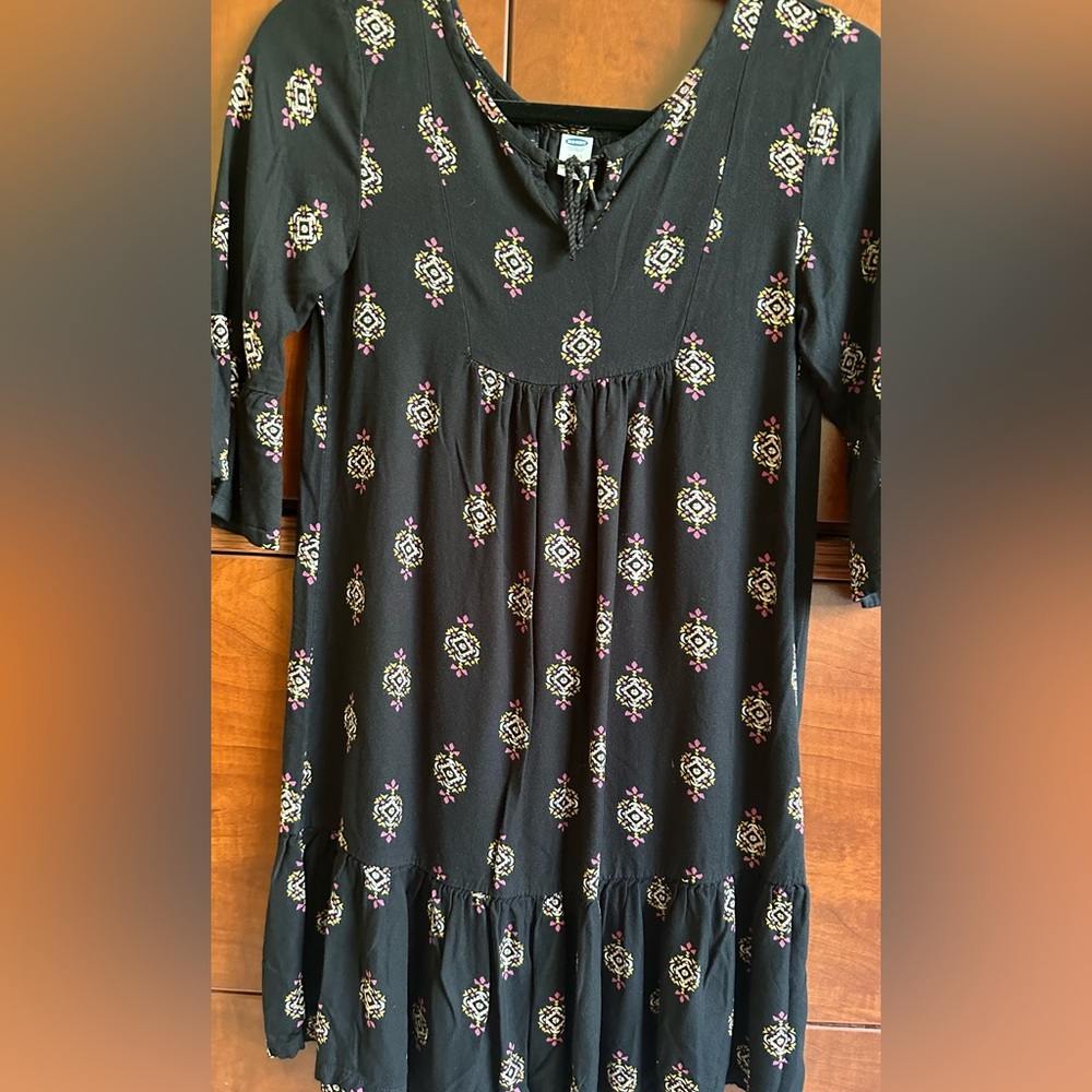 Girls Old Navy Boho Dress Ruffle Hem Size XL 14